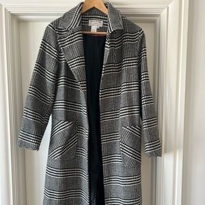 Helene Berman Long Plaid Coat